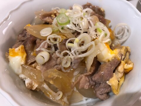 めんつゆで簡単！他人丼